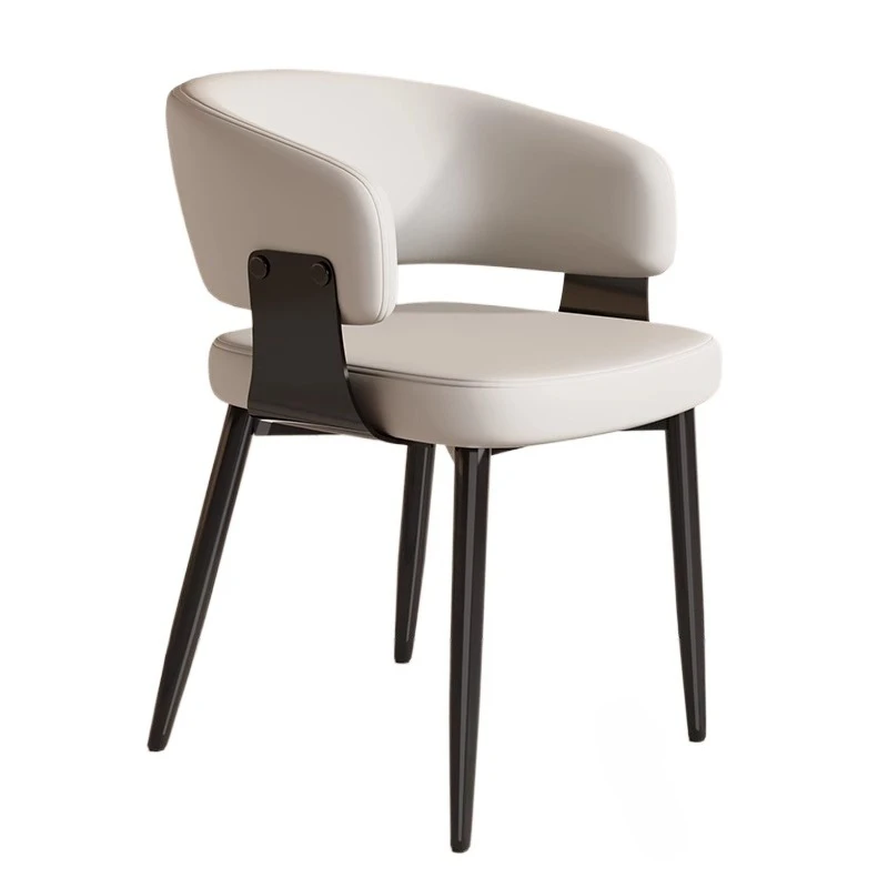 

Простые обеденные стулья с подлокотниками, итальянский милый эргономичный обеденный стул для пожилых людей, скандинавский дизайн, мебель для ресторана Stoelen Eetkamer