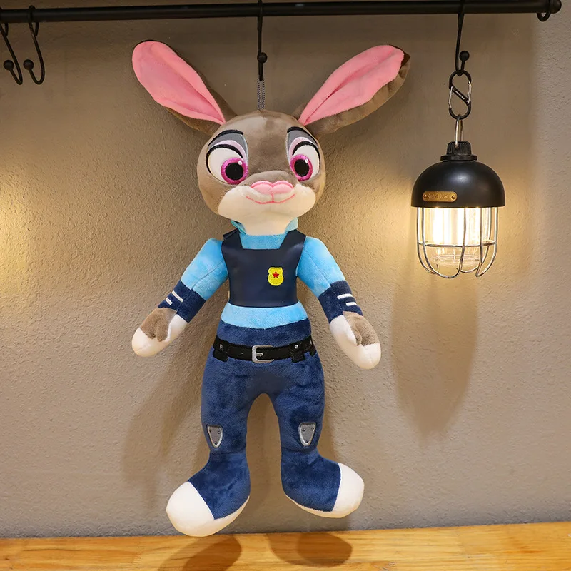 Brinquedos de Pelúcia Zootopia Judy Hopps e Nick Wilde, Animais de Pelúcia Macios, Bonecos de Coelho e Raposa para Presentes de Crianças 2026