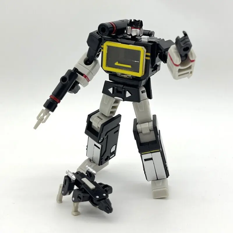 Trasformazione PocketToys PT04 Black Soundwave Figure Toy