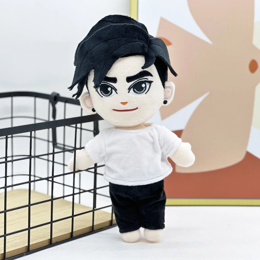 Rising Cartoon And Anime Related Characters Black Haired Handsome Boy Doll Fun Plush Toys Children's Birthday Gifts