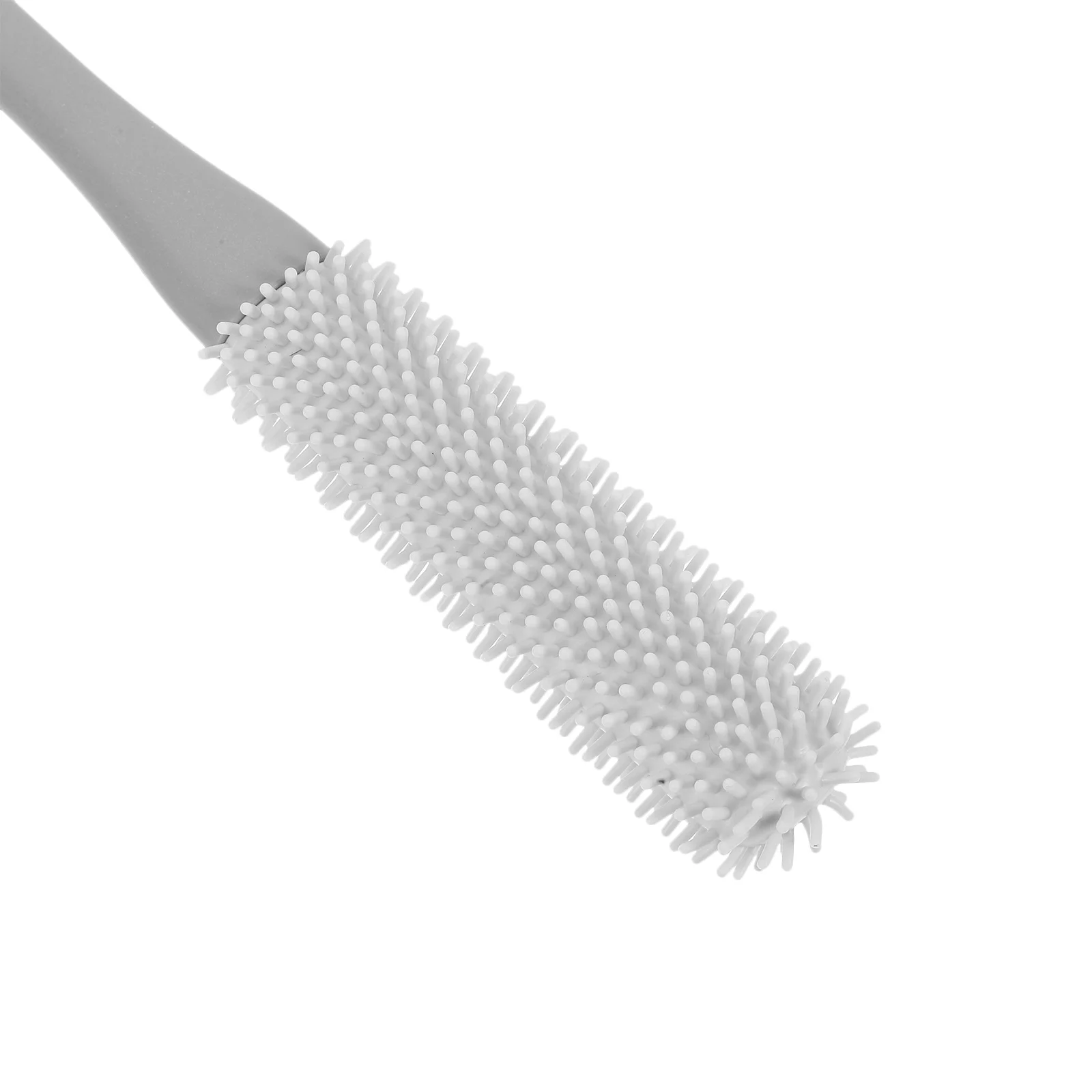 2 قطعة فرشاة تنظيف القدم مقبض طويل تصميم مادة مطاطية ناعمة وظيفة تدليك تقشير لطيفة لاستحمام تنظيف القدمين #6