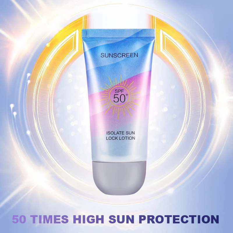 1/3/5/10pcs Facial Body Sunscreen Waterproof Uv Protection Cream 60ml Cosmetics Isolation Cream Spf 50 Face Care Long Lasting