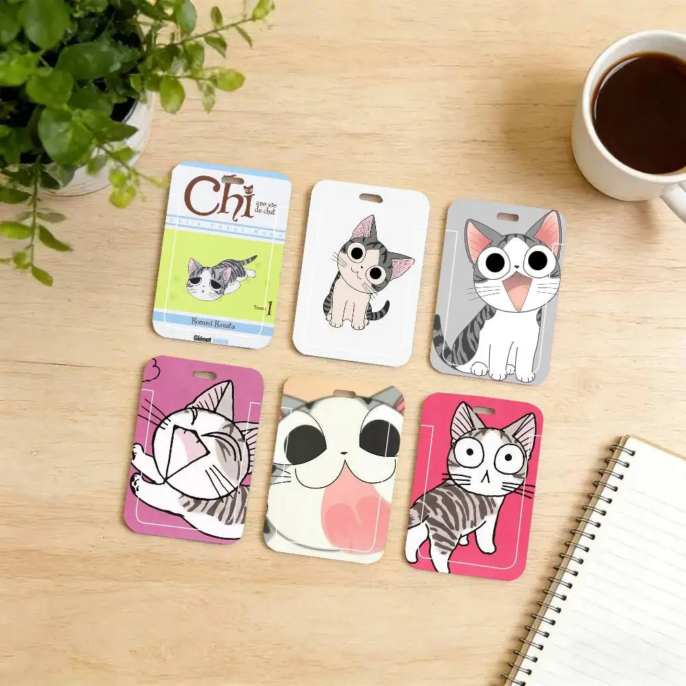 C-Chi S S-Sweet Homes Black Lanyard Card Holders Student Meal Cards And Campus Ids School