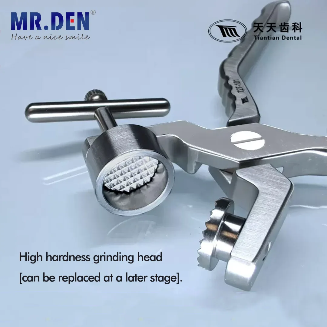 

Dental Bone Crusher Forceps Stainless Steel Orthodontic Implant Bone Mill Morselizer Instrument Oral Surgery Dentist Tools