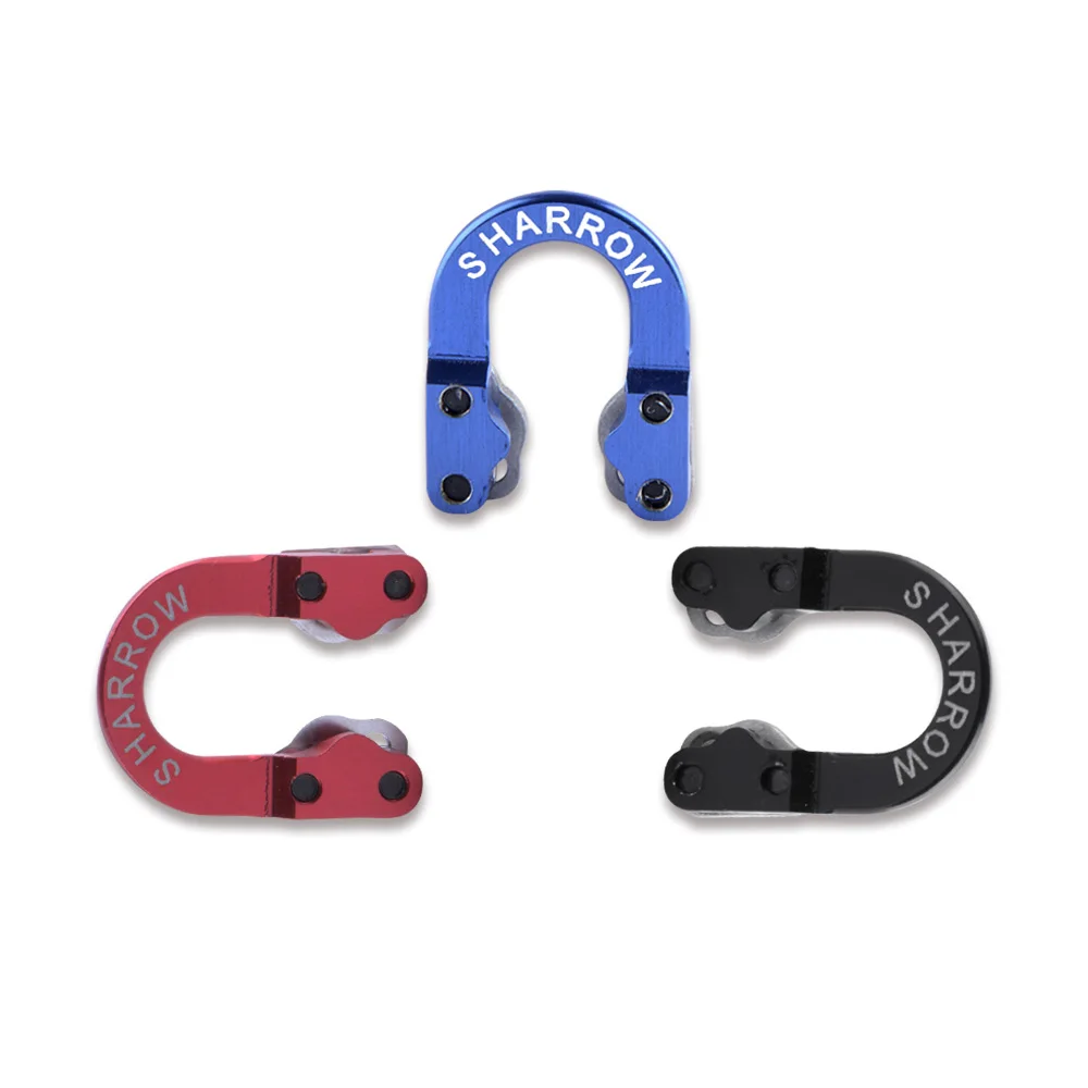 

1 шт. Металлическое D-образное кольцо для фиксации тетивы лука, безопасная точка крепления для блочного лука, аксессуары для стрельбы, охоты и тренировок