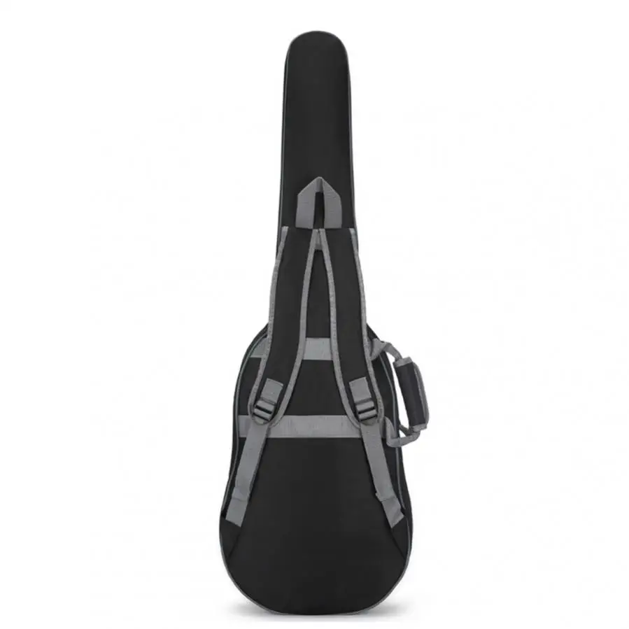 Tecido Oxford café guitarra elétrica caso, Gig sacos, alças duplas almofada, mochila de algodão grosso, 101x33x6cm, 8mm