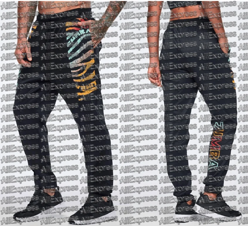 

Summer ZW fashionable street style tiger print quick drying oversized loose men's and women's casual sports and fitness pants