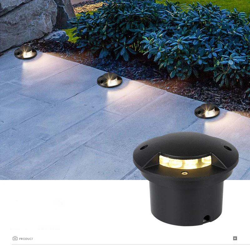 

LED garden courtyard light outdoor square floor spotlight Side emitting buried light embedded ground light outdoor waterproof