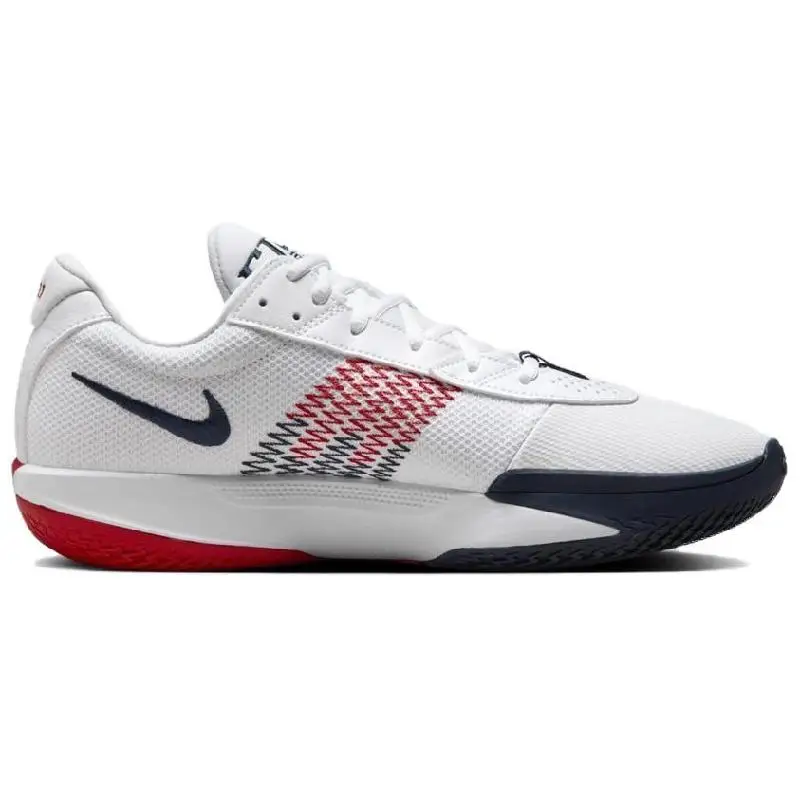 Nike-Air Zoom G.T. Cut Academy Basketball Chaussures Hommes Basses Blanc/Noir Baskets chaussures FB2598-104