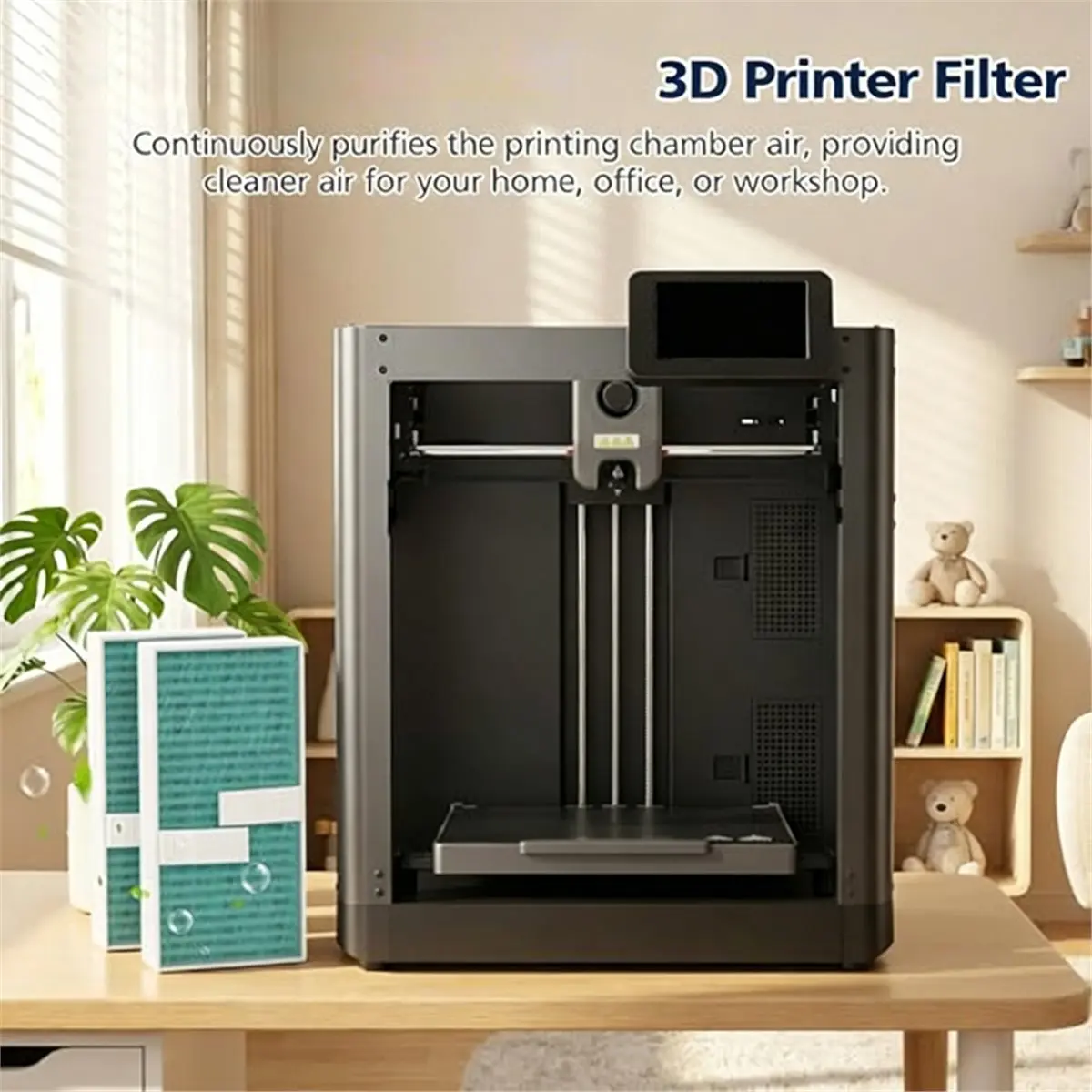 Filter Compatible with for Adventurer 5M Pro and Adventurer 5M 3D Printer, Filter for AD5M Series