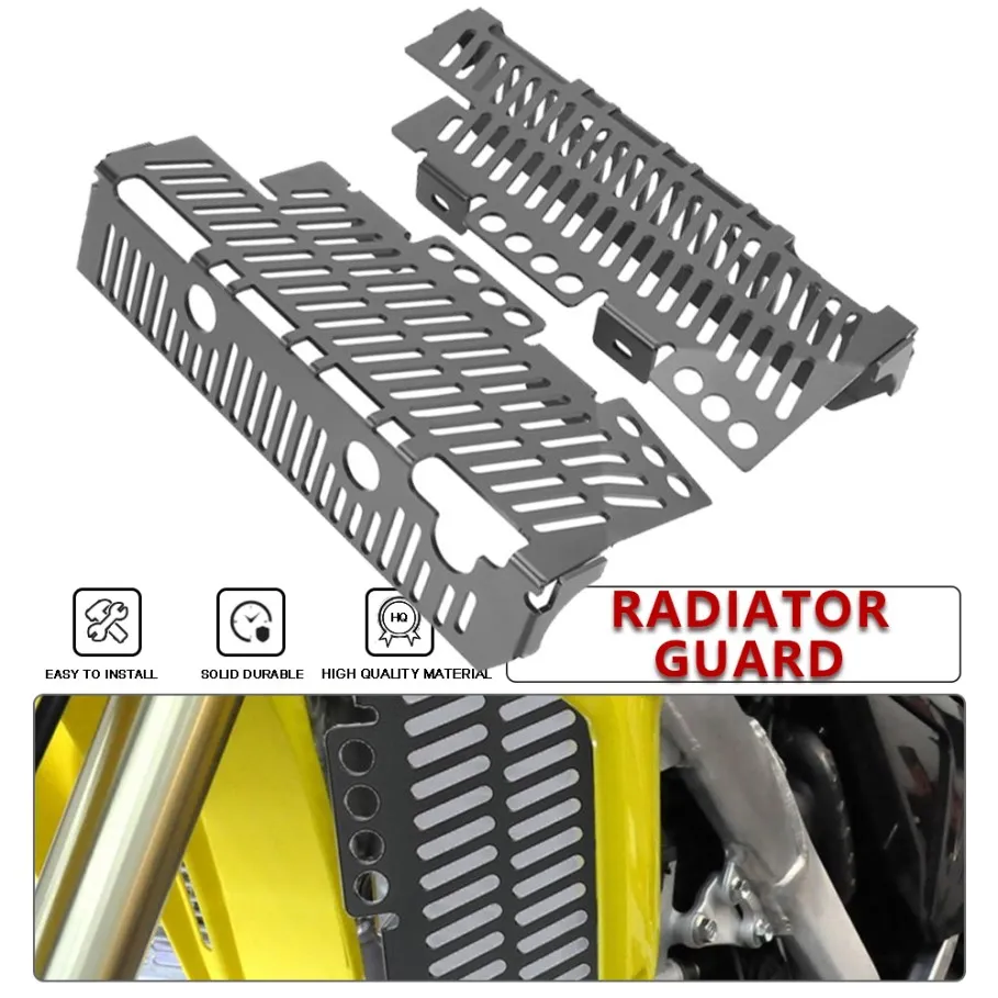 For Suzuki RM250 RM125 DRZ400 DRZ400E DRZ400S DRZ400SM 2005 2006 Motorcycle Radiator Guard Engine Cooler Grille Cover Protection