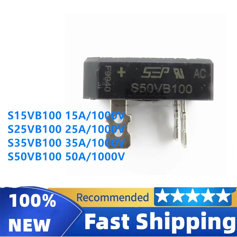 5PCS/LOT S15VB100 S25VB100 S35VB100 S50VB100 NEW AND ORIGINAL 1000V Commonly used inverter welding machine Rectifier diode