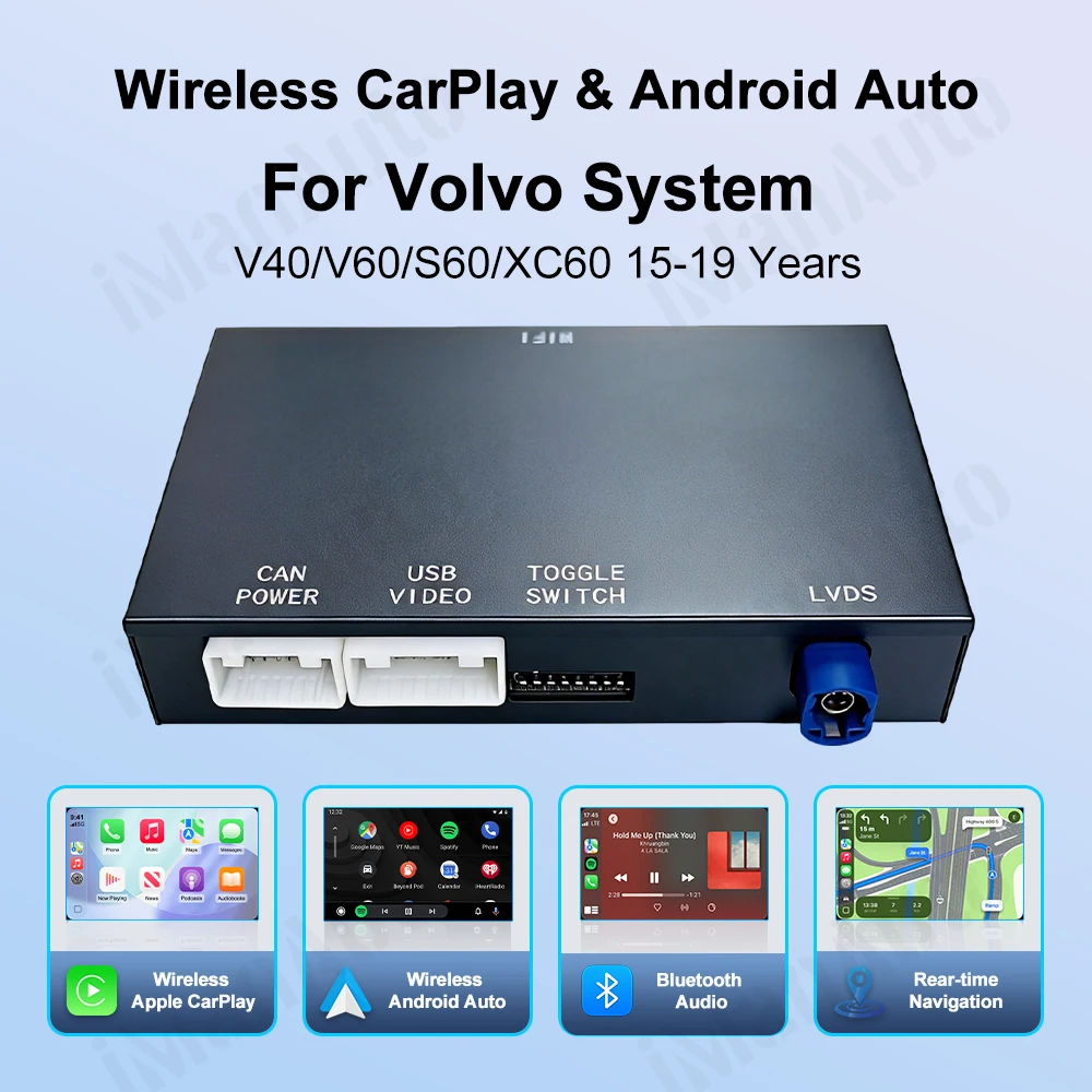 Wireless CarPlay for Volvo V40 V60 S S60 XC60 V70 XC70 S80 2015-2017 7