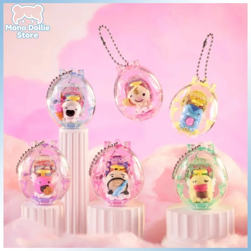

Официальный набор брелоков-подвесок Bandai Tamagotchi Angel Snack Time Series в мультяшном стиле, модные игрушки, украшения, сувениры, подарки