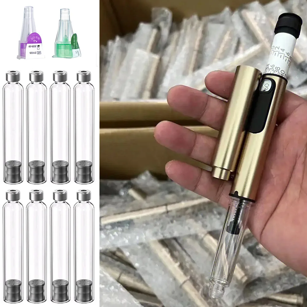 For Insulin Injection Pen 10pcs 3ml Empty Cassette Bottle Magic Pen Insulin Cartridges Health Medical Beauty Care Accessories