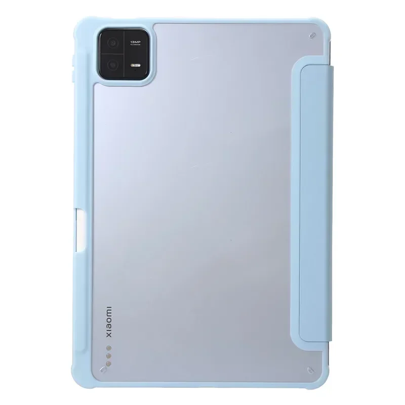 Funda de acrílico transparente con soporte trasero para Xiaomi, carcasa inteligente con Portalápices para Mi Pad 6 Pro, 11 ", 2023