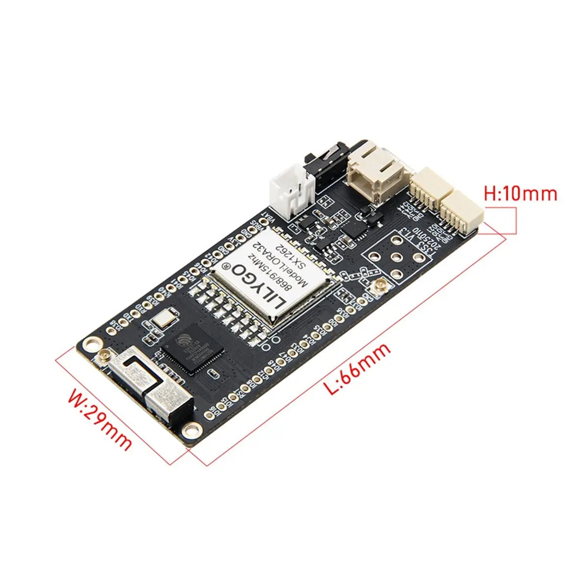 

T3-S3 LoRa32 V1.3ESP32 LoRa Dev Oard SX1276 WIFI Bluetooth Беспроводной модуль 0,96-дюймовый OLED-дисплей ESP32S3FH4R 915 МГц