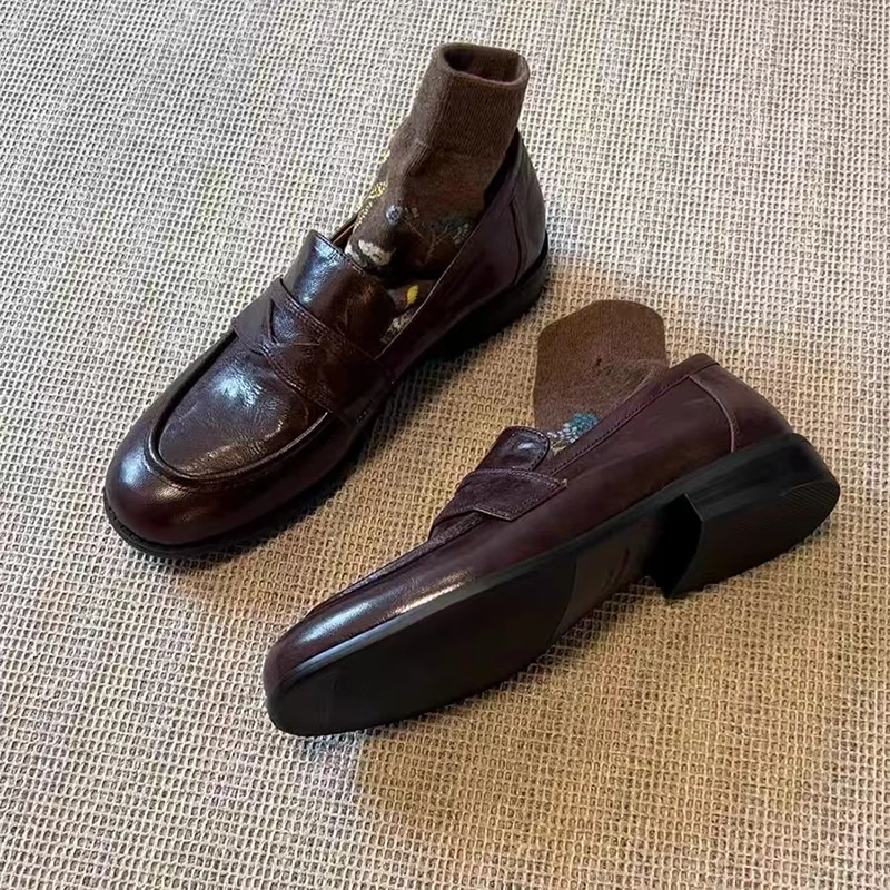 Dames loafers van echt leer, c - Women Formal Wear Footwear recensie en prijs