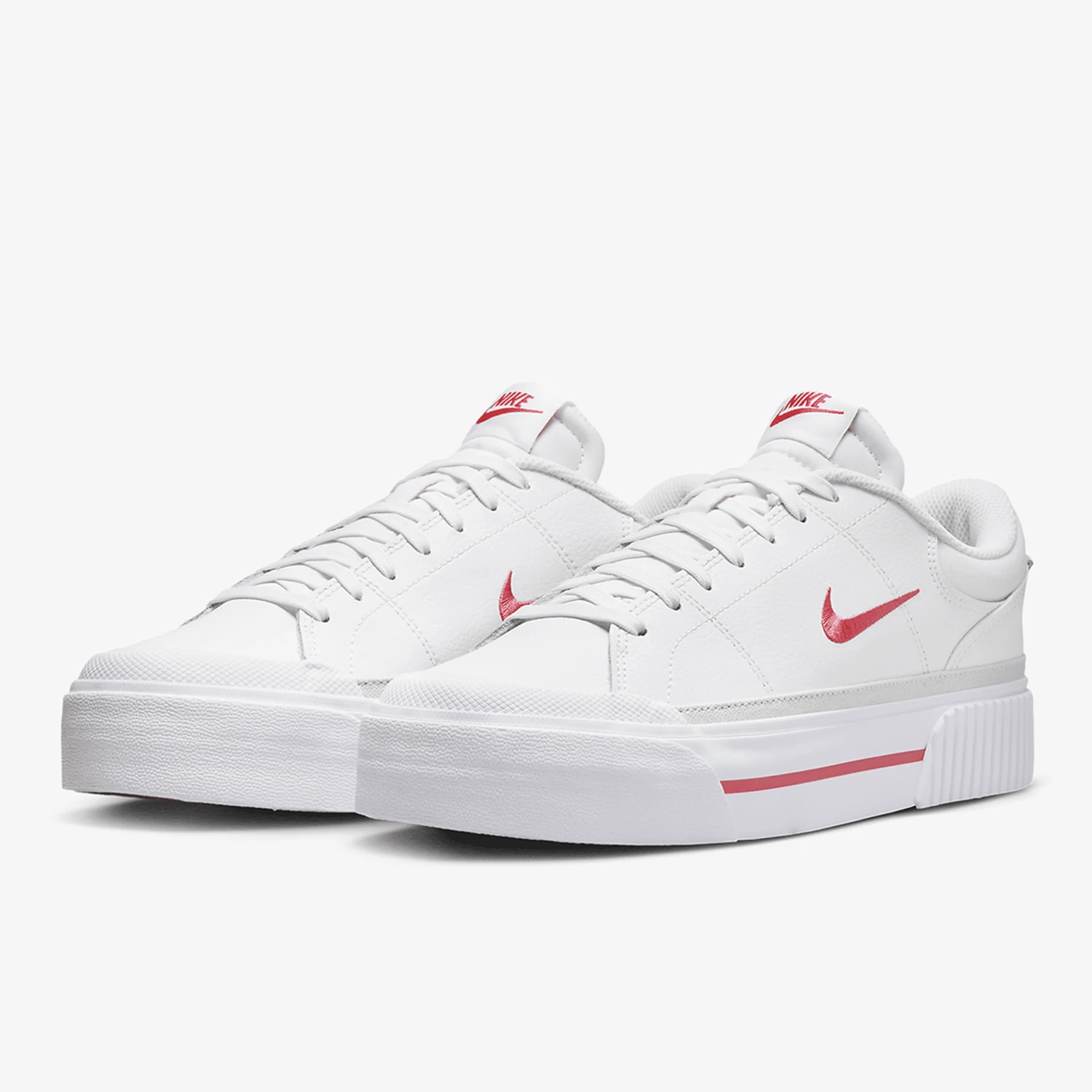 حذاء Nike Official 2024 الجديد للسيدات ذو نعل سميك ومقاوم للاهتراء حذاء رياضي كاجوال FV5526-102