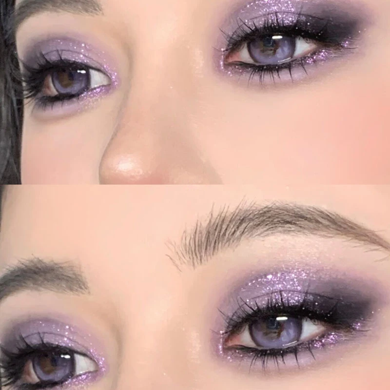 Kaleidos 4-Farben-Lidschatten-Palette Smokey Matte Shimmer Highlight Langlebiges, mischbares Augen-Make-up für den täglichen und Party-Look