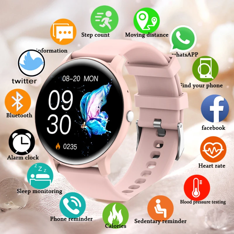 

Смарт-часы 2025 года, 1,28-дюймовый HD-дисплей, ответ на вызов, уведомление о вызове, спортивные режимы, сделай сам, циферблат, прогноз погоды для мужчин и женщин