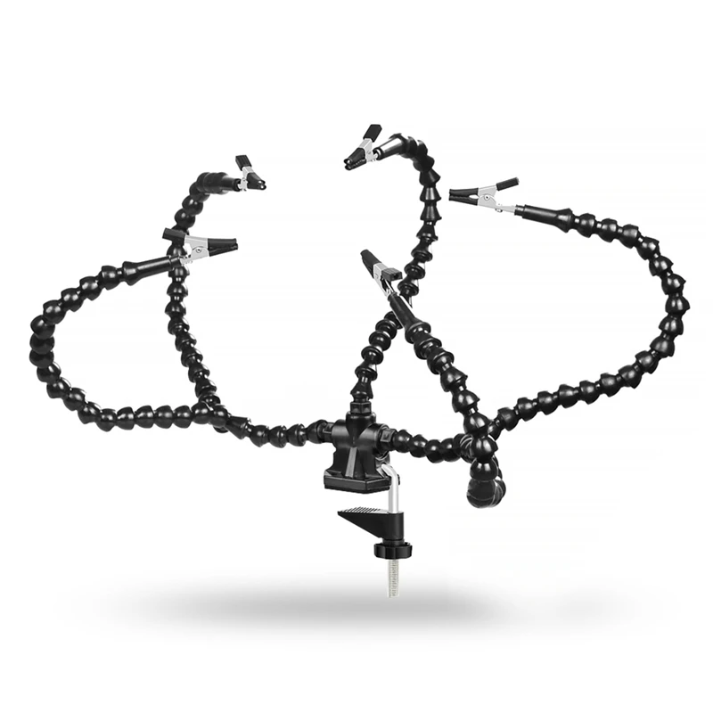 

1 Piece Multi Soldering Helping Hands Tool Table Clip Third Hand Soldering Stand Flexible Arm Soldering Tool