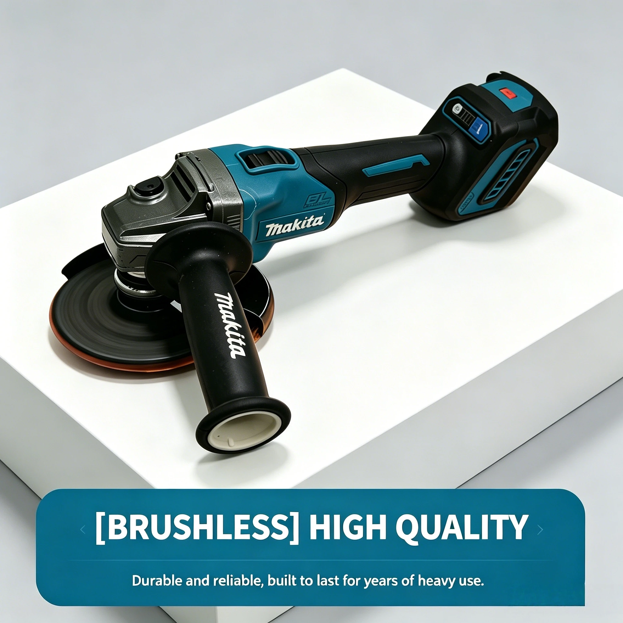 Makita GA035G Brushless Edge Grinding Machine 40V Lithium, Durable High Efficiency Edge Trimming & Cutting Tool（ Tool Only）