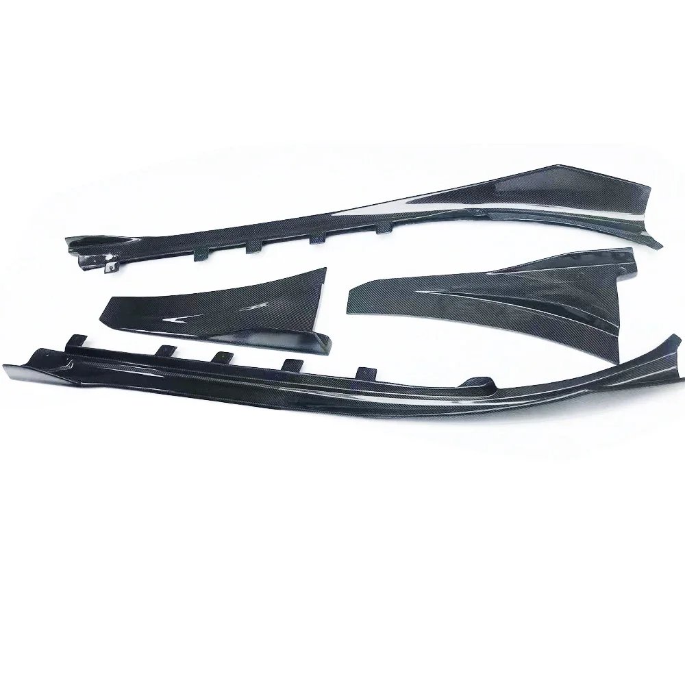 

I8 Real Carbon Fiber Side Door Bumper Extension Skirt Splitter for BMW I8 & i8 Roadster Body kit