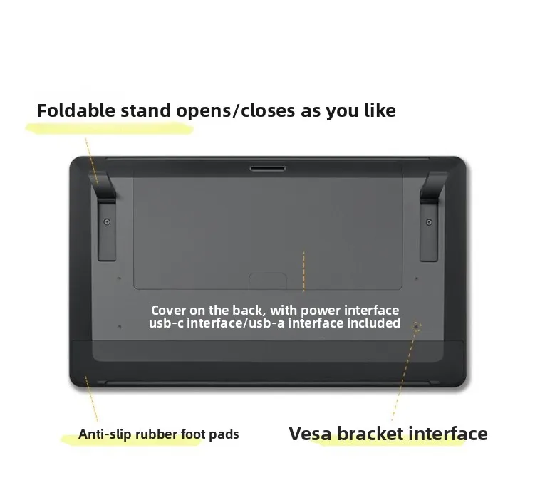 DTK2421 Digitalbildschirm 24-Zoll-LCD handbemalter Bildschirm Computer-Malbildschirm PS elektronisch
