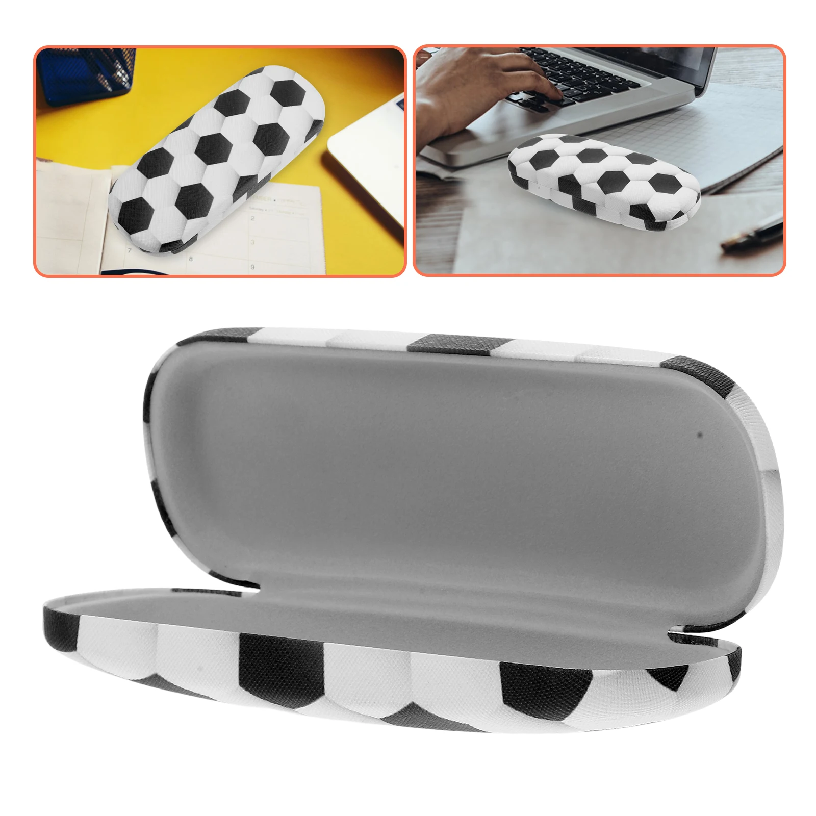 

Sports Ball Glasses Case Basketball Kids Eye Boys Hard Travel Portable Protection Eyewear Storage Box Students Travelers