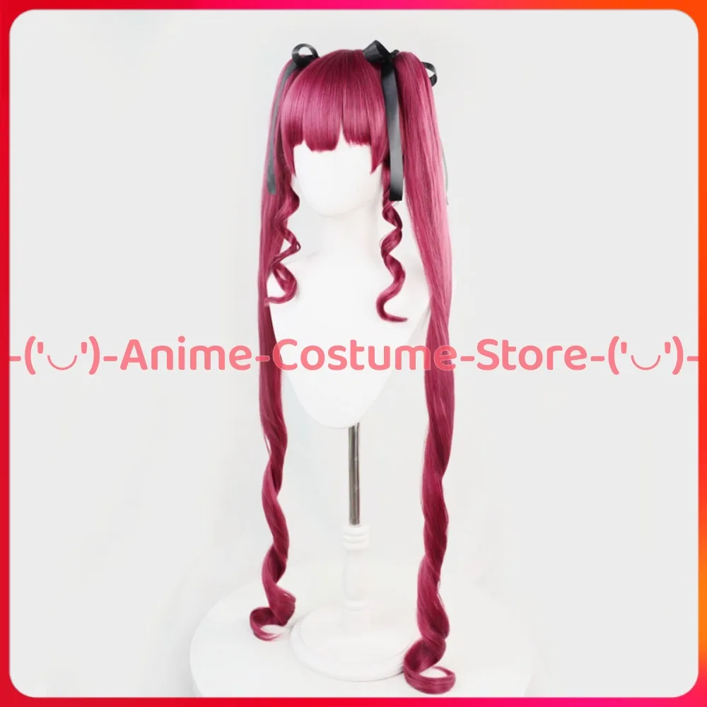 ホロライブ VTuber 霧吹マリン コスプレウィッグ ゴシックロリータ アニメキャラクター ハロウィン カーニバル パーティー コスチュームウィッグ 人工毛