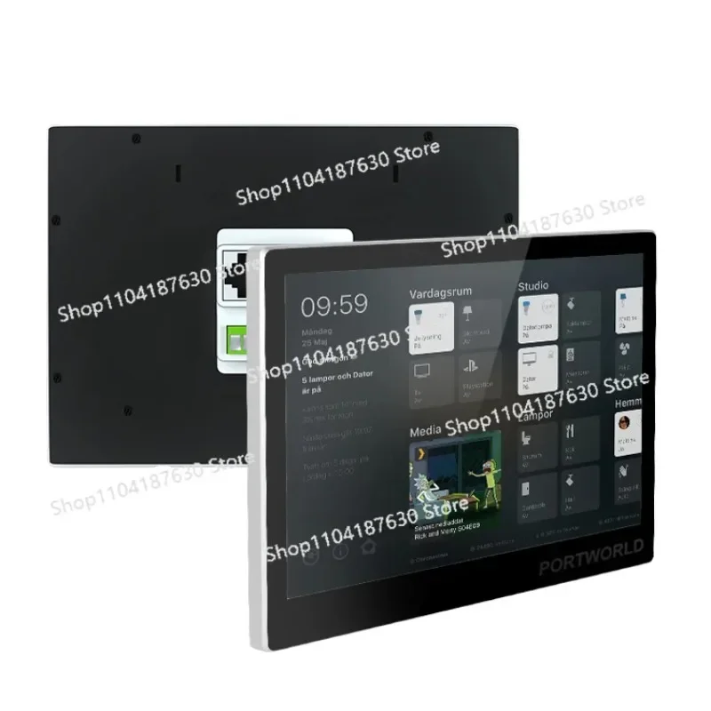 YC-SM10P Smart Home Automation 10 Inch IPS Touch Screen Landscape Display Android AIO POE Tablet Inwall Mount