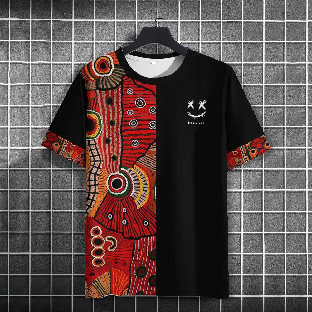 Fashion Hot Sales T-Shirts For Men Summer Ethnic Wear 3D Printed Man Women Street Trend Short sleeve T shirt Top Vintage Apparel