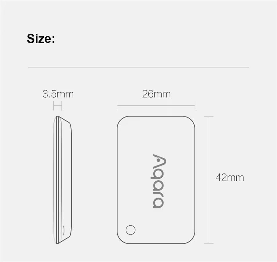 Aqara 스마트 도어락 NFC 카드