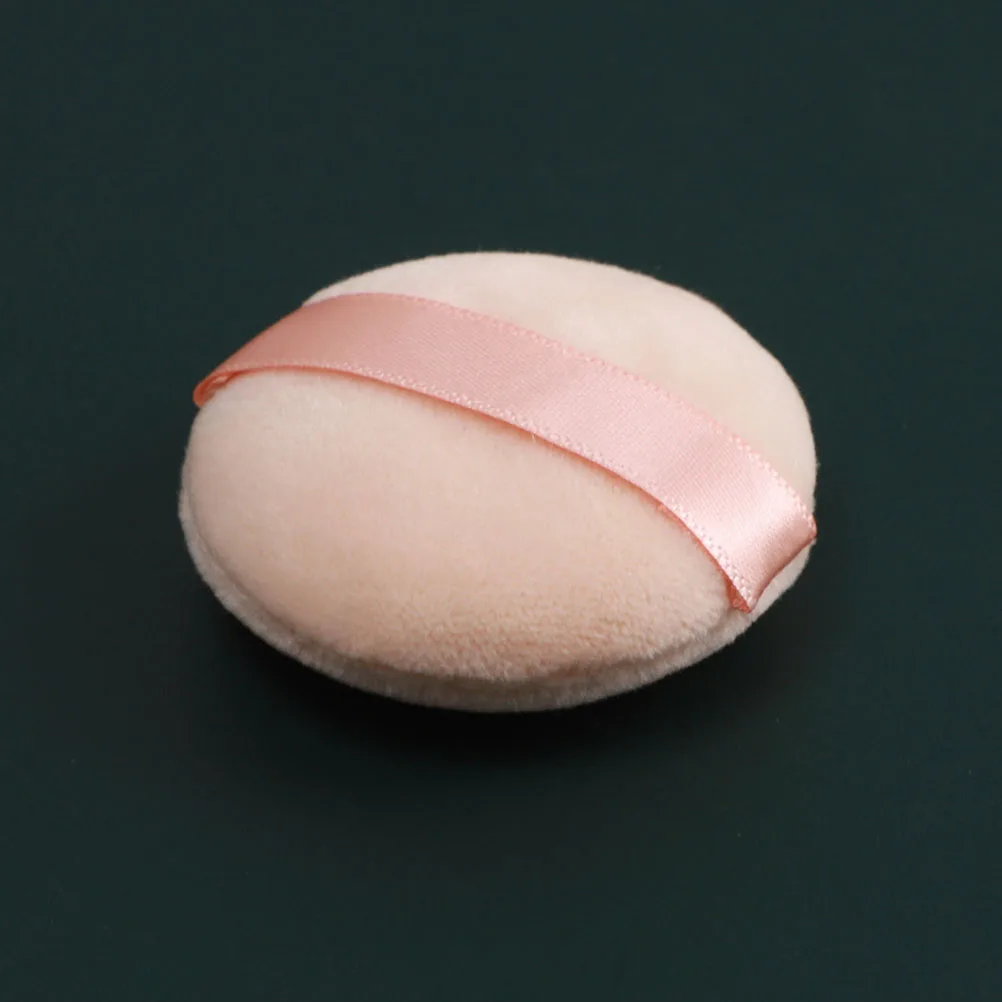 

8 Pcs Powder Puff Flocking Makeup Sponges Pads for Pressed Round Baby Women Loose Beauty Accessories
