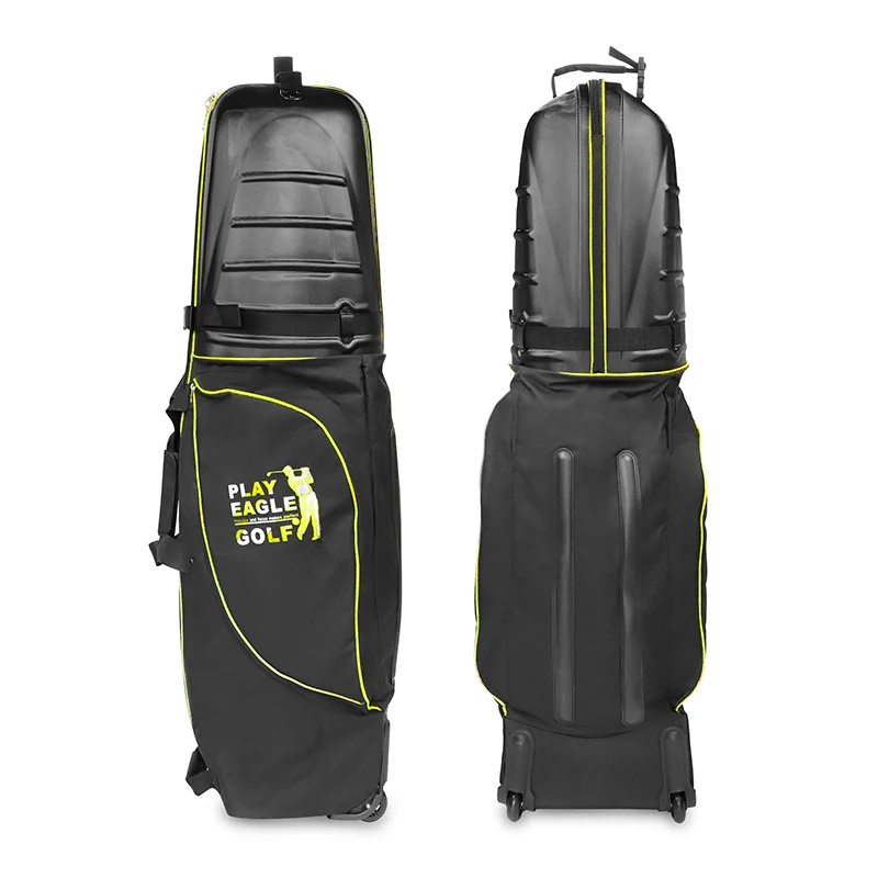 Playeagle New Hard Top Golf Travel Aviation Cover Bag  Portable Foldable With Wheels and Locks