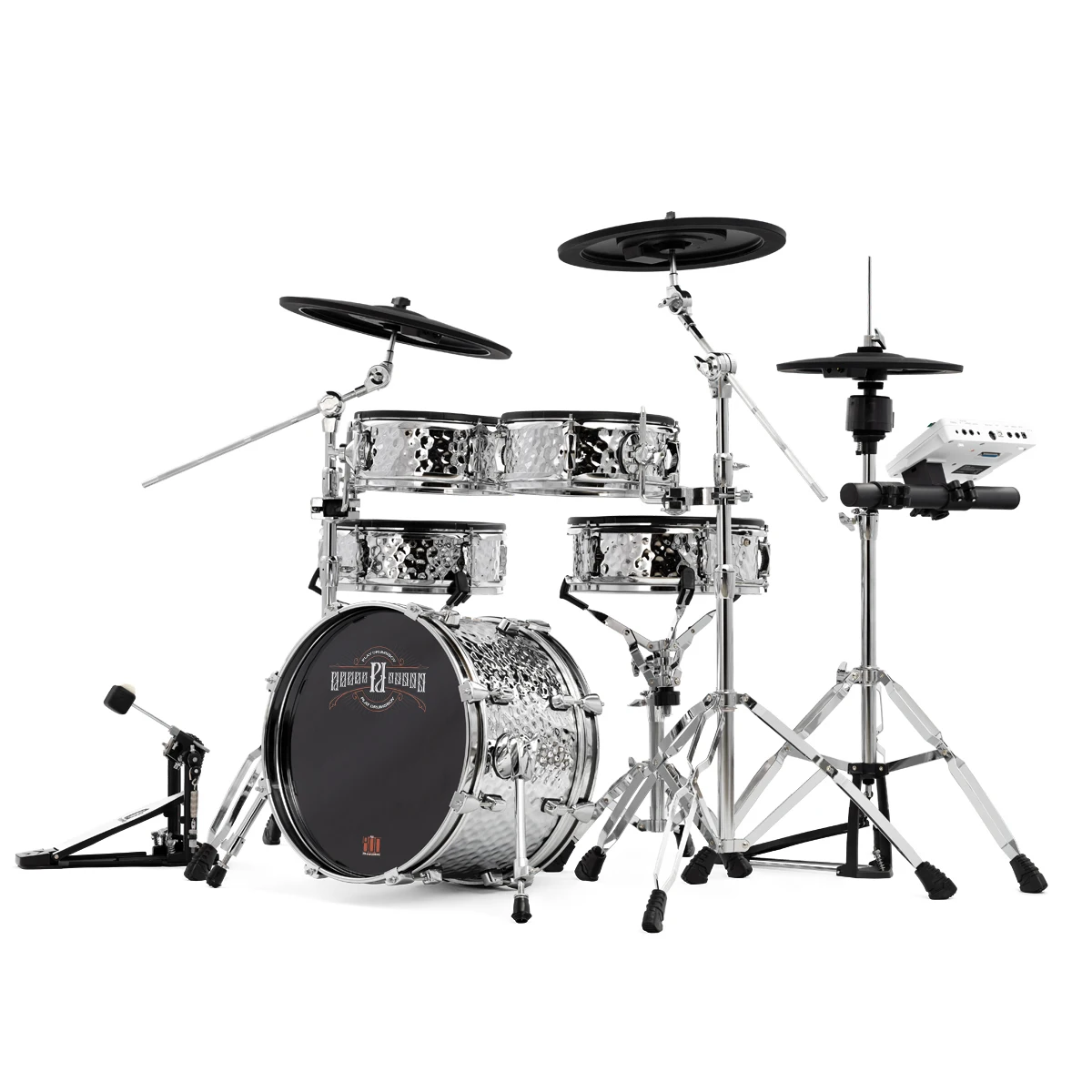 High-Degree Reproduction Dynamic Electronic Drum Cymbals True Drum Tone Competitive Price New Model Metal Body Mesh Drum Heads