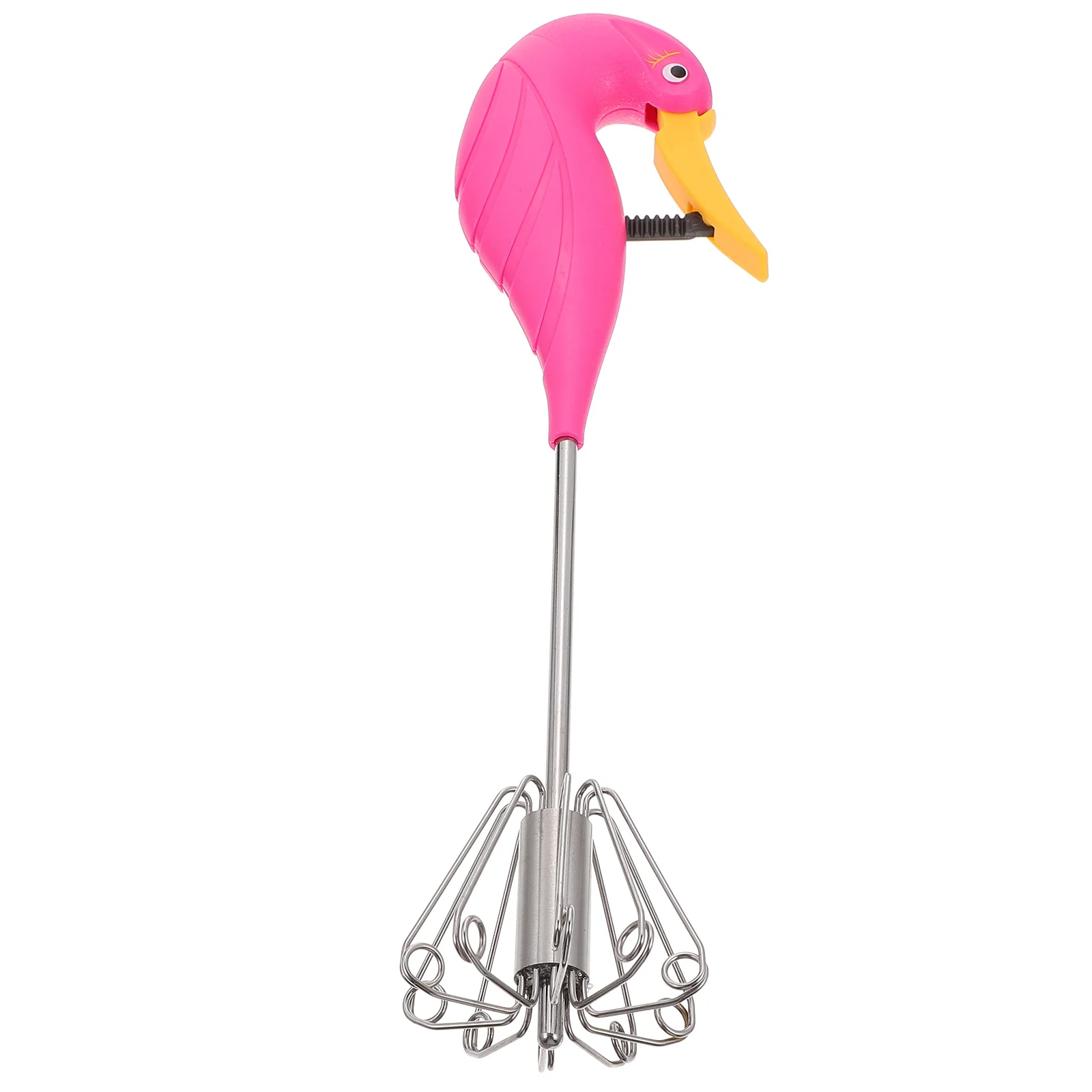 

1Pcs Egg Whisk Semi-Automatic Household Kitchen Mixer Efficient Stainless Steel Beater Cream Dough Mixer Labor-Saving Egg