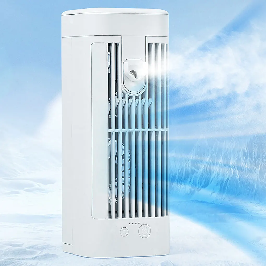 

Компактный кондиционер Мини-кондиционер Трехскоростные настройки Регулируемый холодный воздух Бесшумный портативный воздухоохладитель Аксессуары