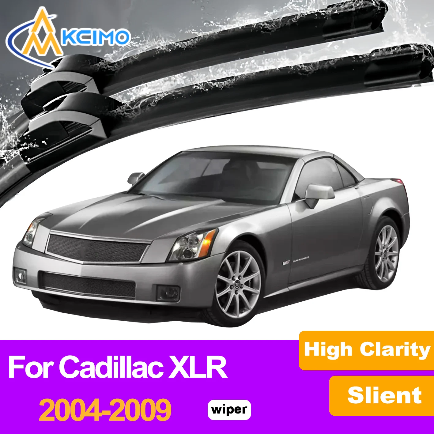 

2Pcs Front Windshield Wiper Blades For Cadillac XLR 2004-2009 Windscreen Window Car Accessories