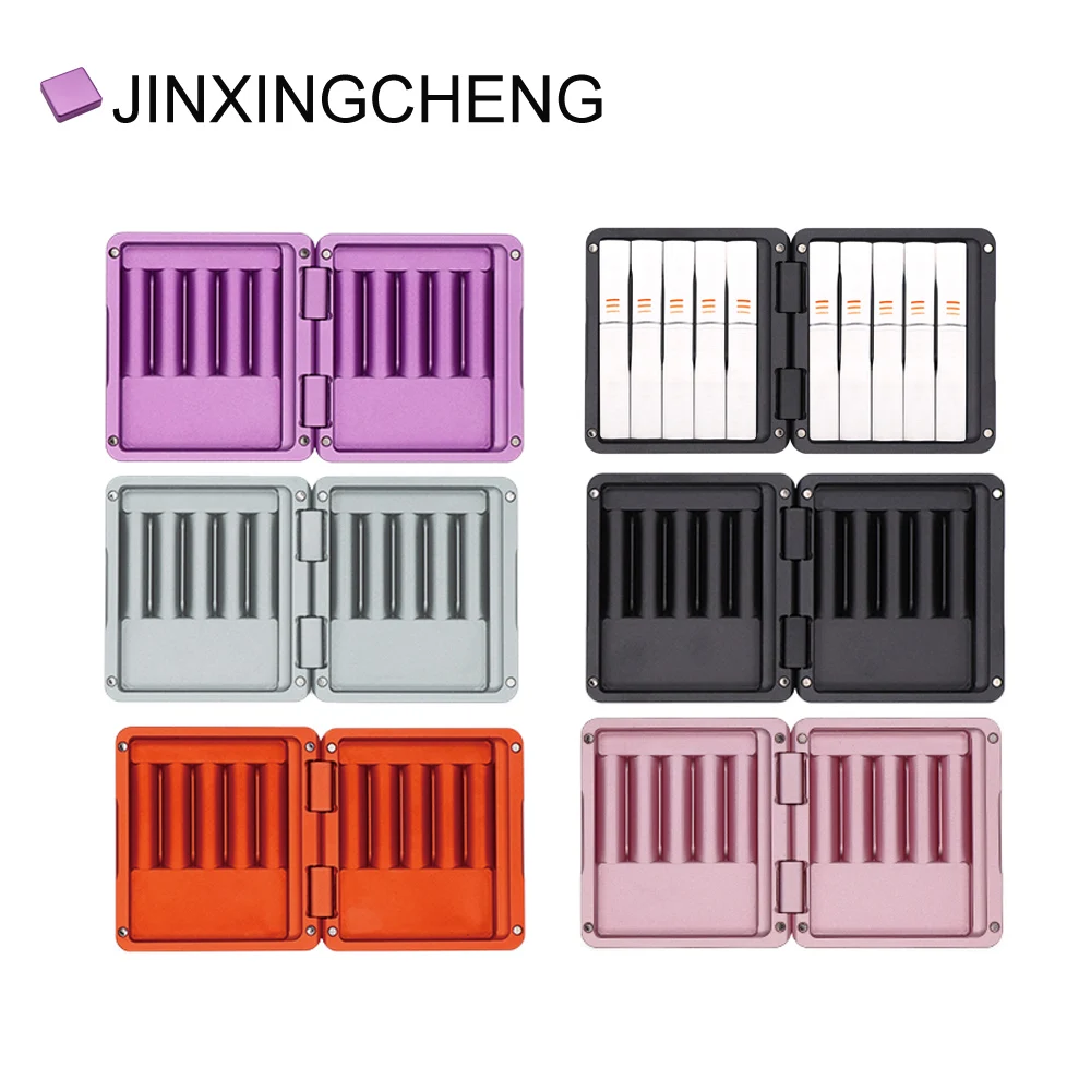 JINXINGCHENG 10 Holes Cigarette Box for IQOS ILLUMA I One Holder Magnetic for IQOS ILLUMA/ILLUMA Prime Mini Cigarettes Box