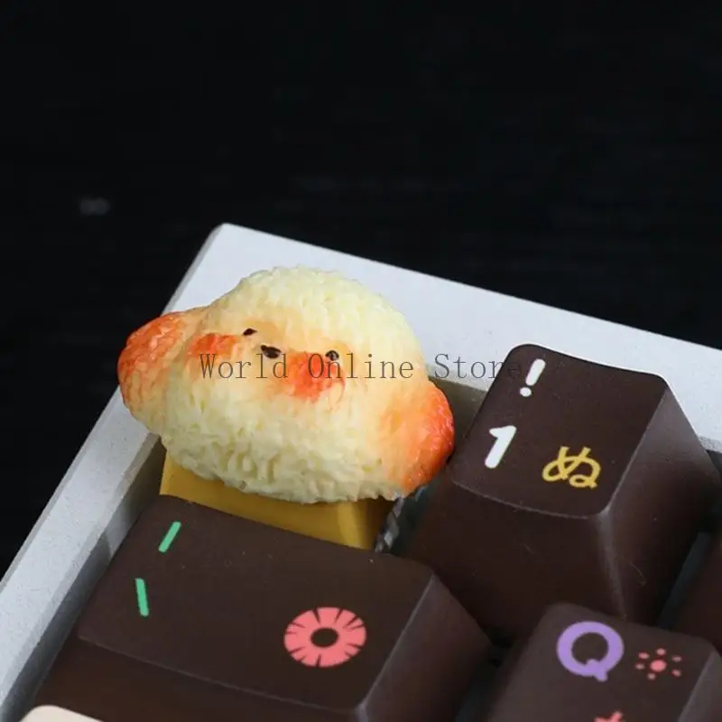 

Resin Keycaps Cartoon Puppy ESC Keycap Lovely for Mechanical Keyboard 87HC