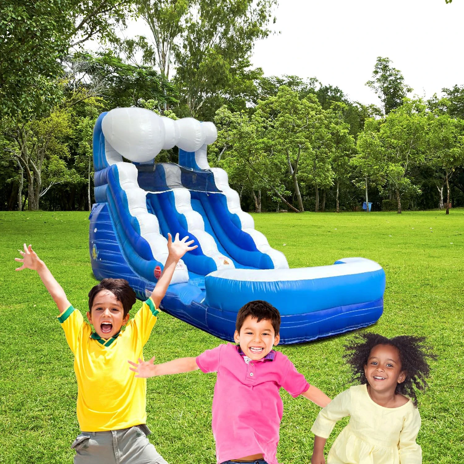 PVC Commercial Inflatable Water Slide With Pool for Kids & Adults Palm Tree Waterslide Backyard,Park or Outdoor Water Park Use