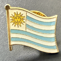 Uruguay Flag Badge Pin Lapel Pin Badge for Backpack