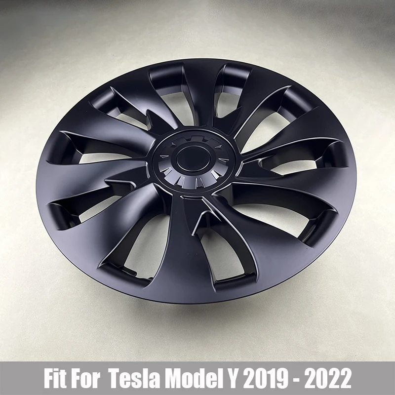 Suitable for Tesla Model Y 2019 2020 2021 2022 19 Inch Hub Cap Replacement Automobile Hubcap Full Cover Accessories 4PCS