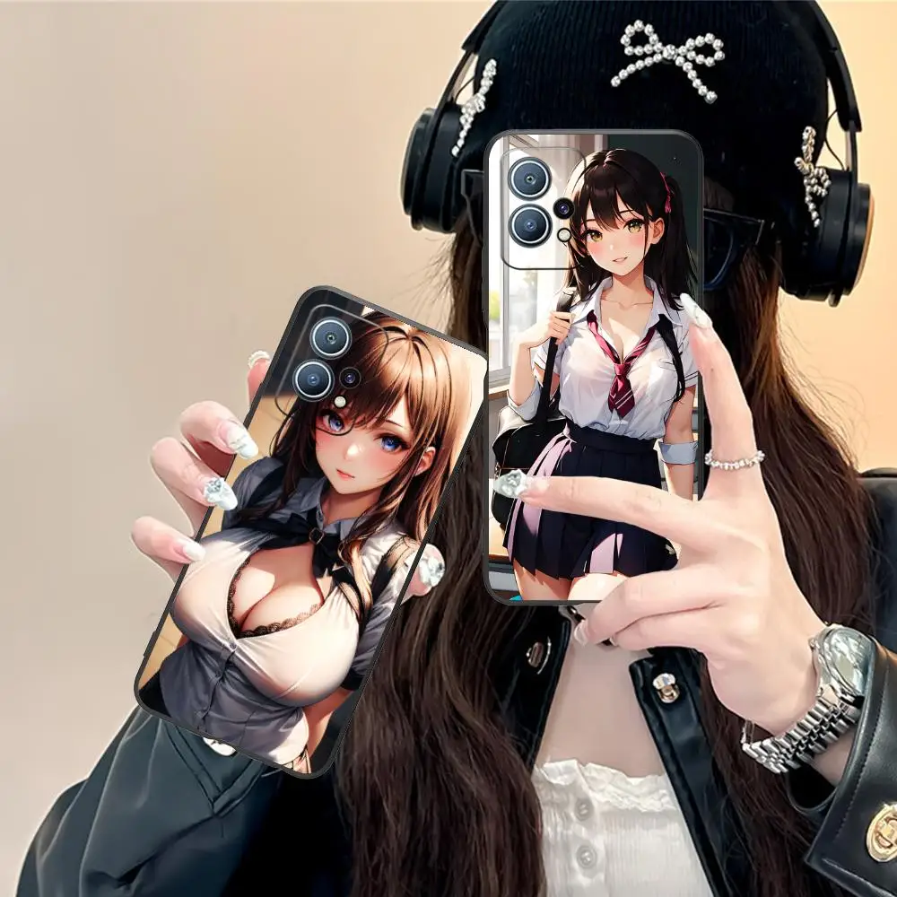 JK زي مدرسي فتاة جراب هاتف لهواوي P60 P50 P40 P30 P20 P10 P9 P8 Pro لايت زائد الطباعة الملونة واقية غطاء جميل