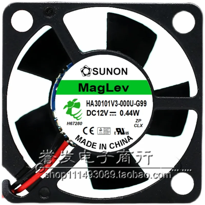 새로운 오리지널 HA30101V3-000U-G99 12V 0.44W 3010 30x30x10mm 냉각 팬 라디에이터