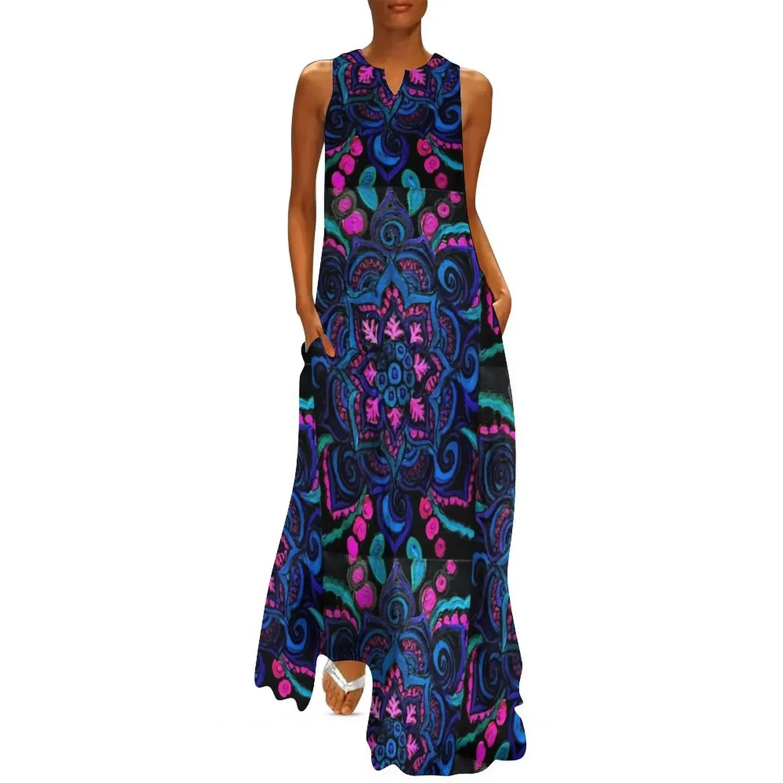 

Uv mandala Long Dress Women's dresses Bridesmaid dress woman dress women summer 2025 women clothes