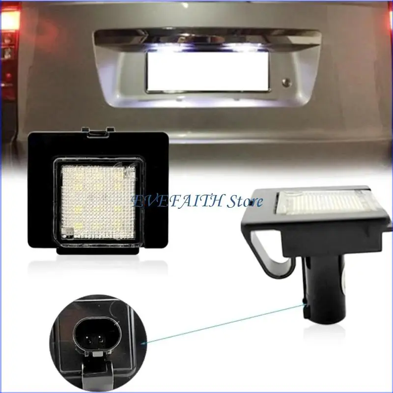 124B 0999068400 Rear Trunk Lid License Plate Light Car LED License Plate Light Enhanced Visibility Long Lasting Performances