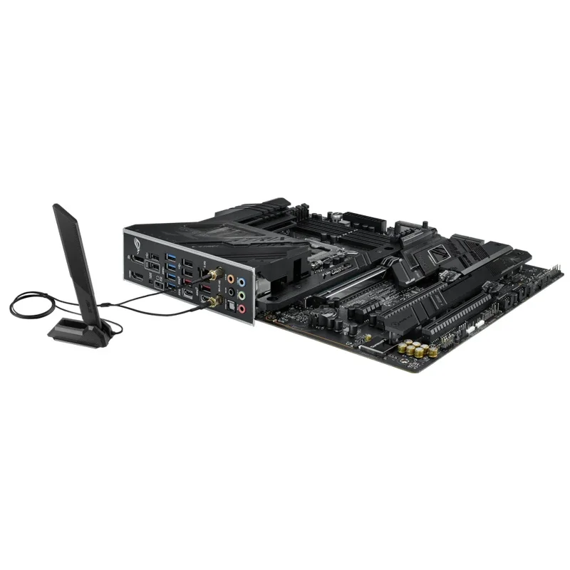 ASUS ROG STRIX Z790-F GAMING WiFi 6E LGA 1700 Intel 13Th & 12Th Gen ATX Gaming Motherboard 16 + 1 Staças de Alimentação DDR5 4xM.2 Slots PCIe